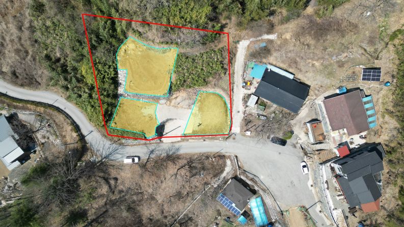 산내면 내령리 팔랑마을 입구 전원주택용지 매매