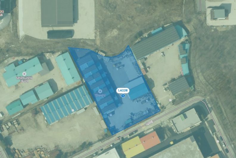 노암동 농공단지 내 공장 매매